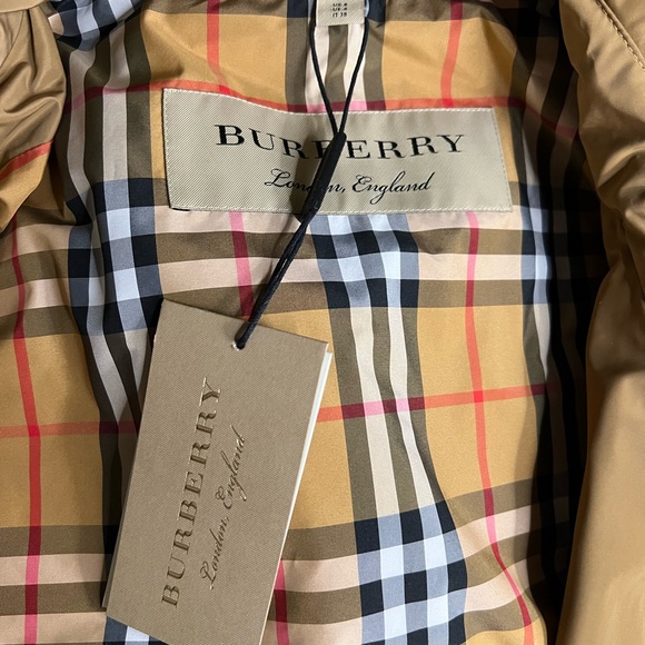 Burberry Detachable Hood Taffeta Trench Coat - Picture 7 of 10